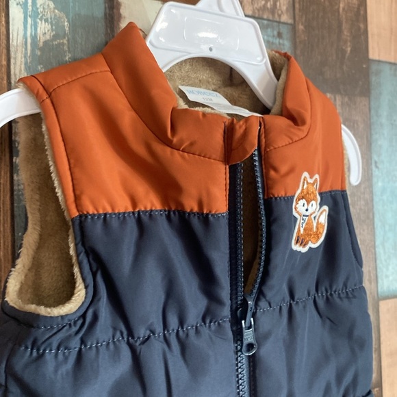 🦊 Robeez puffy reversible Fox vest - Picture 5 of 13